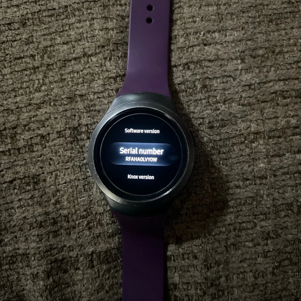 Samsung Galaxy Watch Black Circular Display Fitness Tracker